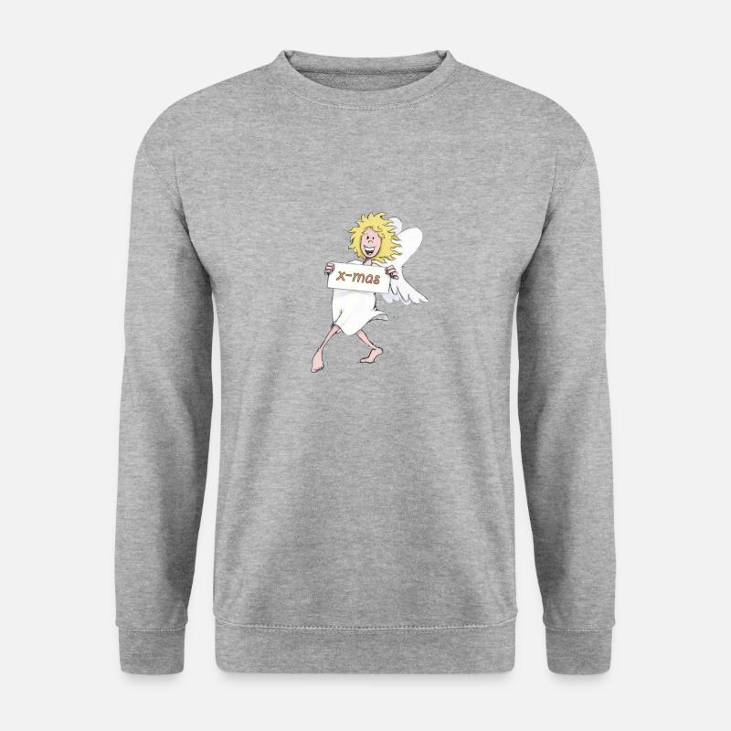 Cloud nine xmas - Unisex Pullover - Weißgrau meliert