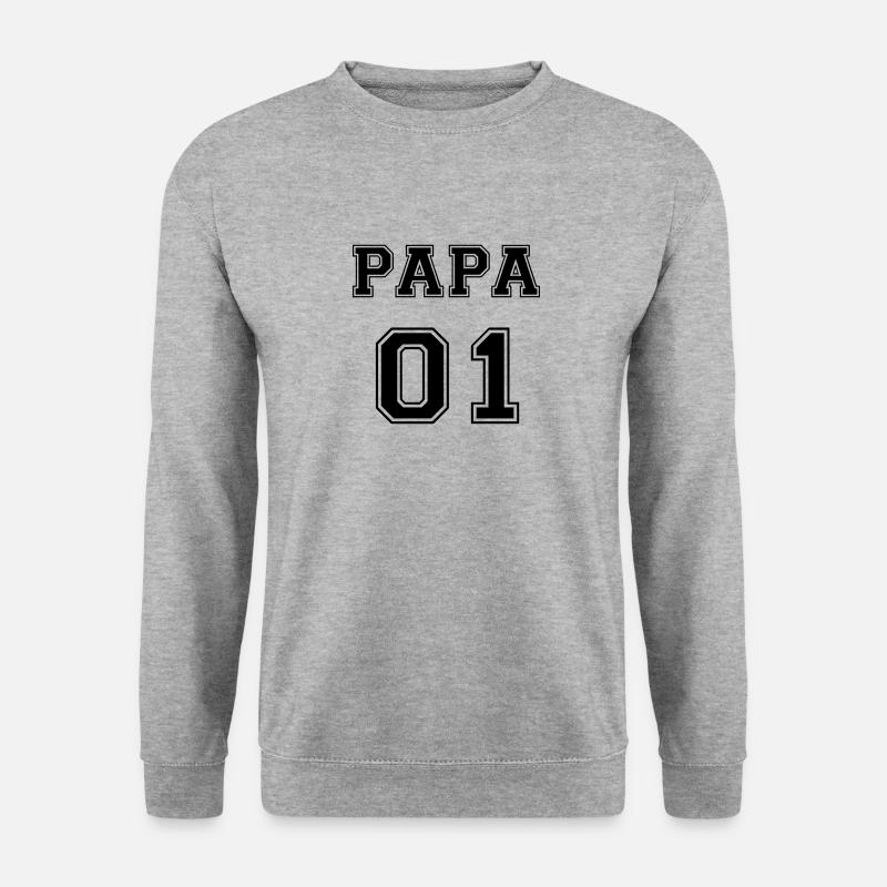 papa01 - Unisex Sweatshirt - salt & pepper