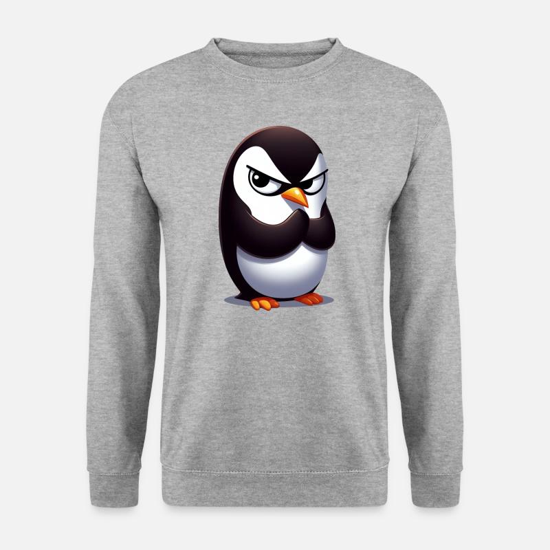 Penguin Funny Animals - Unisex Sweatshirt - salt & pepper