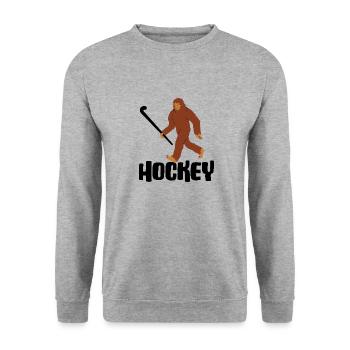 feldhockey hockey hockey sur gazon hockey-sauvage - Sweat-shirt Unisexe - gris chiné - Devant - Alina (178cm) & Michal (187cm)