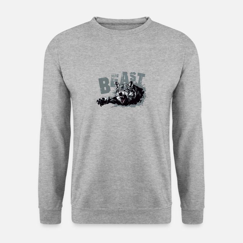 Beast Wolf - Unisex Sweatshirt - salt & pepper
