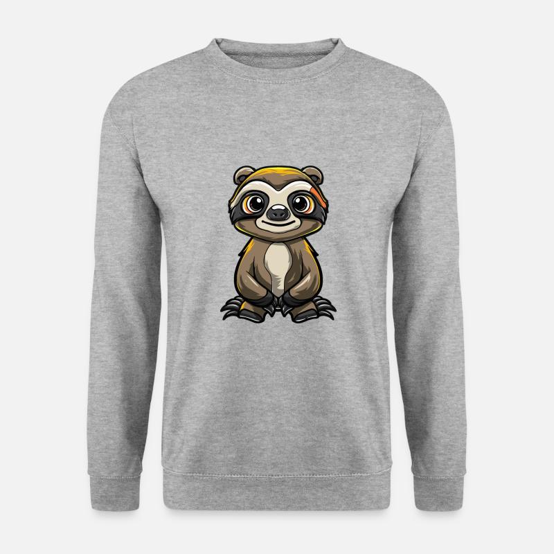 Sloth Comic - Unisex Sweatshirt - salt & pepper