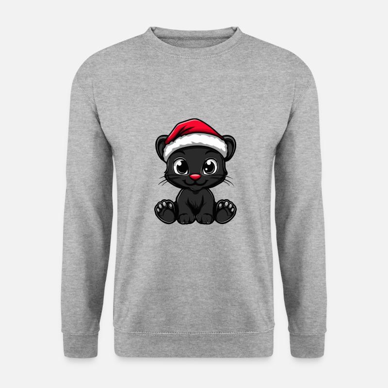 Panther Christmas Cute - Unisex Sweatshirt - salt & pepper