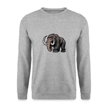 Mammut Bande dessinée - Sweat-shirt Unisexe - gris chiné - Devant - Alina (178cm) & Michal (187cm)