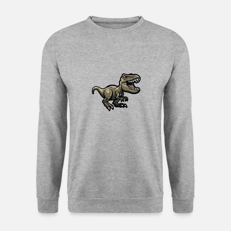 Dinosaur T-Rex Comic - Unisex Sweatshirt - salt & pepper