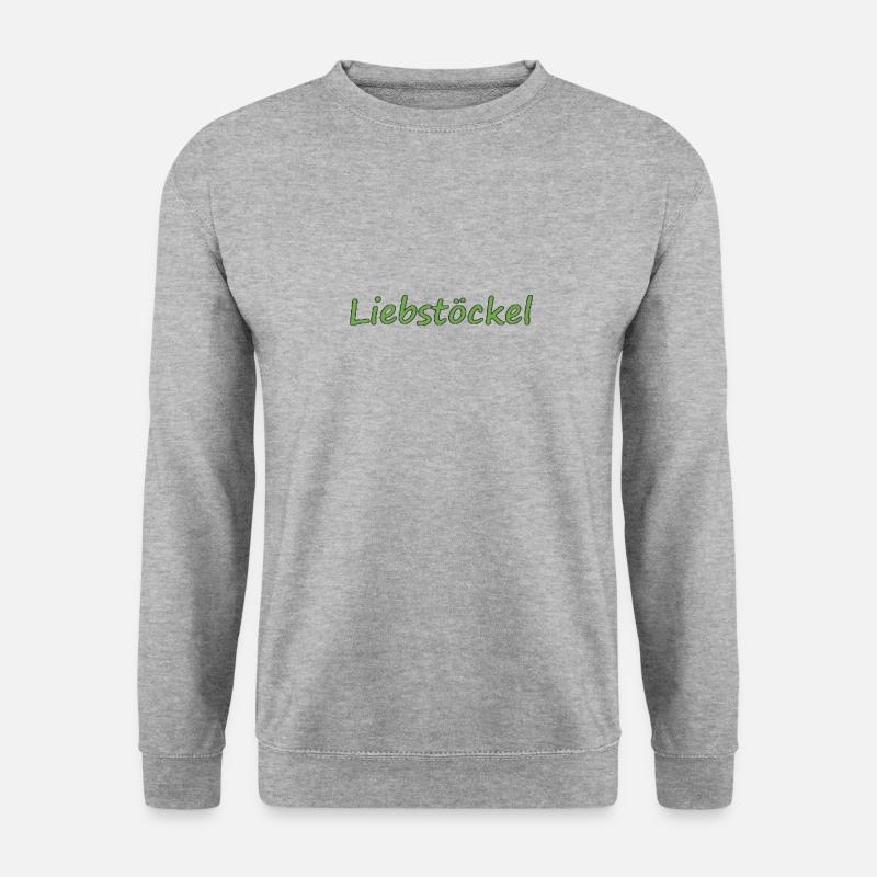 Liebstöckel - Unisex Pullover - Weißgrau meliert