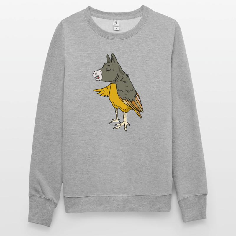 Esel oder Adler oder Vogel Eselvogel Unisex Pullover