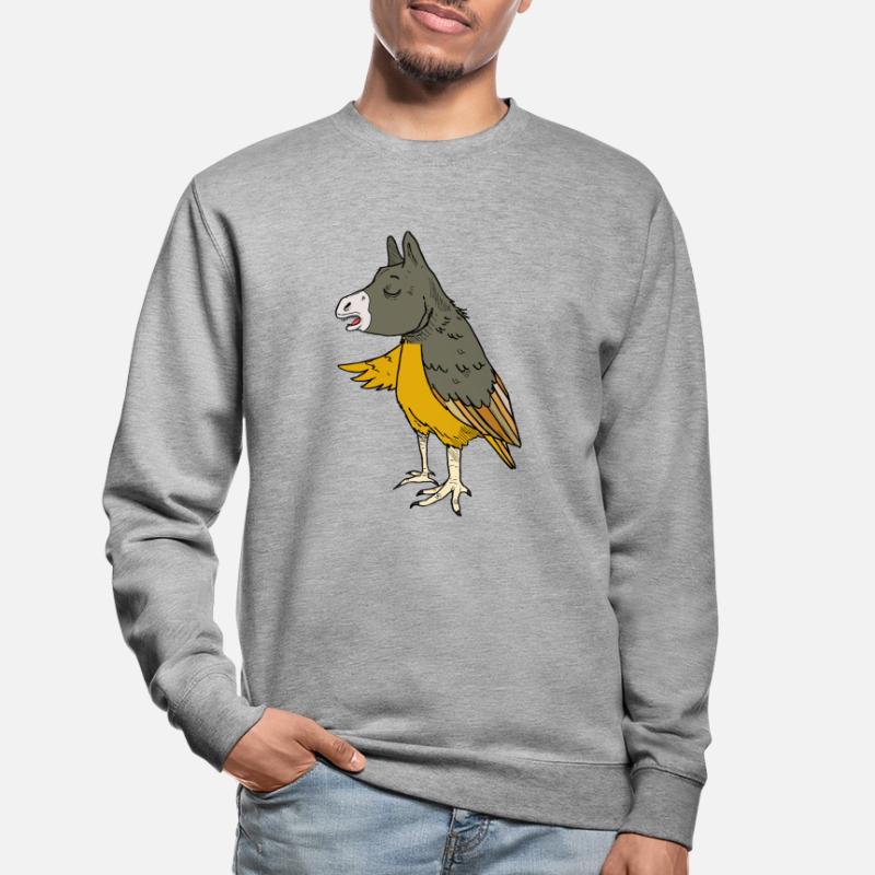 Esel oder Adler oder Vogel Eselvogel Unisex Pullover