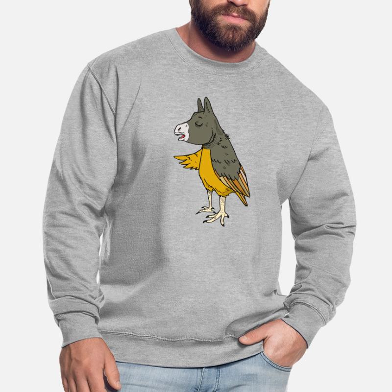 Esel oder Adler oder Vogel Eselvogel Unisex Pullover