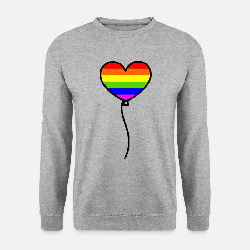 Lgbtq - Unisex Pullover - Weißgrau meliert