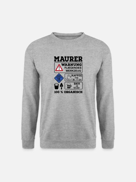 Bricklayer - Unisex Sweatshirt - salt & pepper
