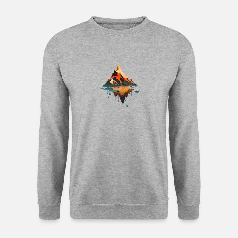 SURREAL - Unisex Pullover - Weißgrau meliert