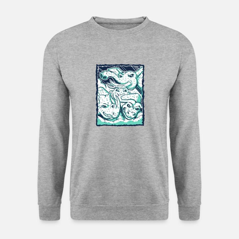 Team Herbivore - Unisex Sweatshirt - salt & pepper
