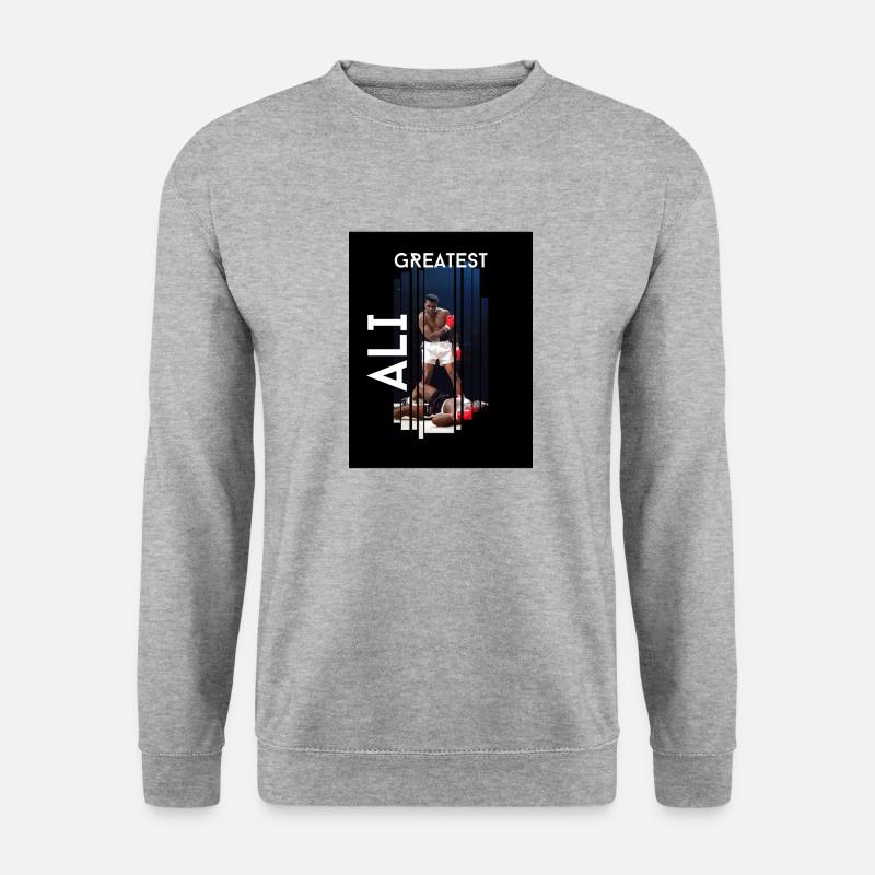 Größte Sammlung - Ali One - Unisex Pullover - Weißgrau meliert