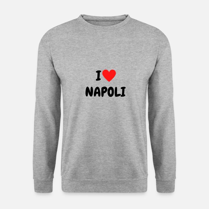 NEAPEL - Unisex Pullover - Weißgrau meliert