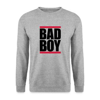 Beam Bad Boy - Sweat-shirt Unisexe - gris chiné - Devant - Alina (178cm) & Michal (187cm)