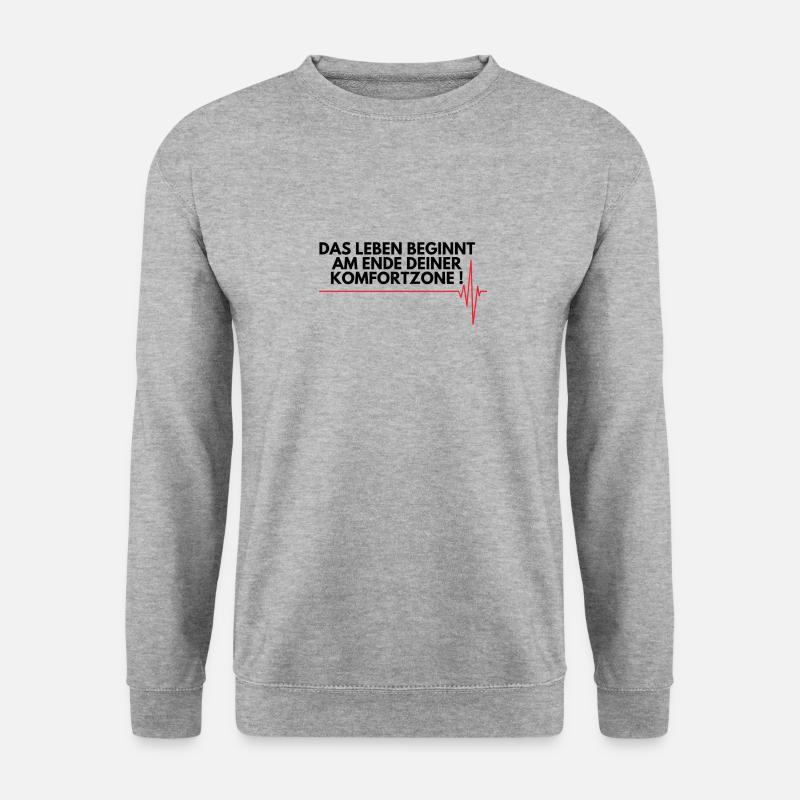 Komfor - Unisex Pullover - Weißgrau meliert