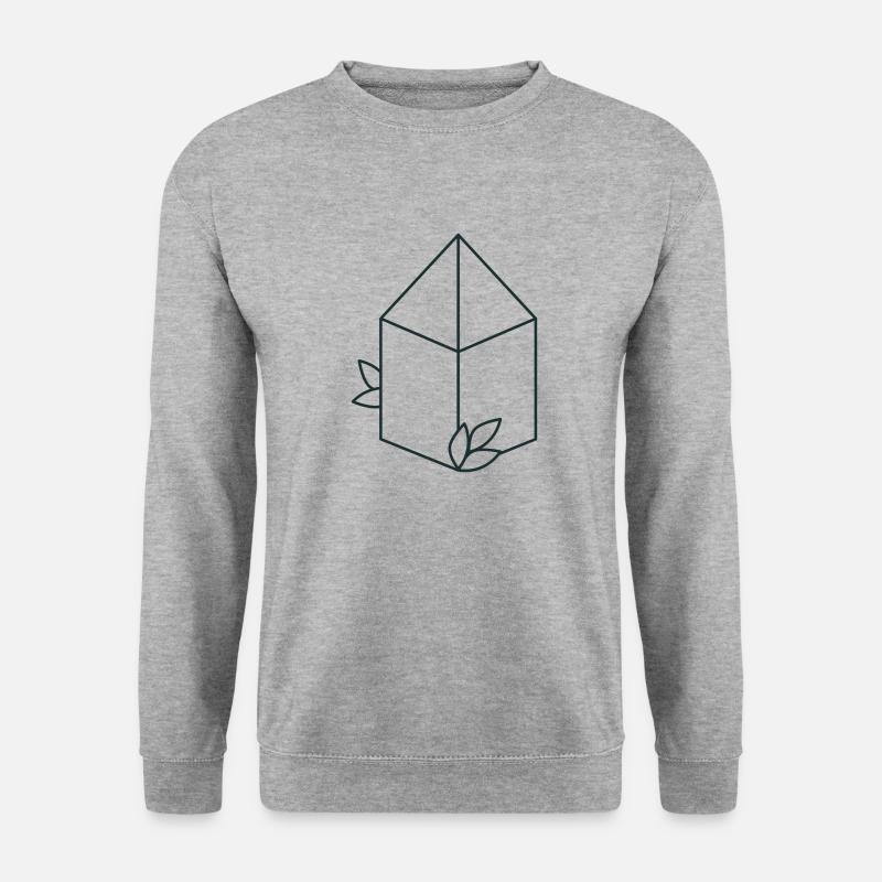Trapezterrarium - Unisex Pullover - Weißgrau meliert