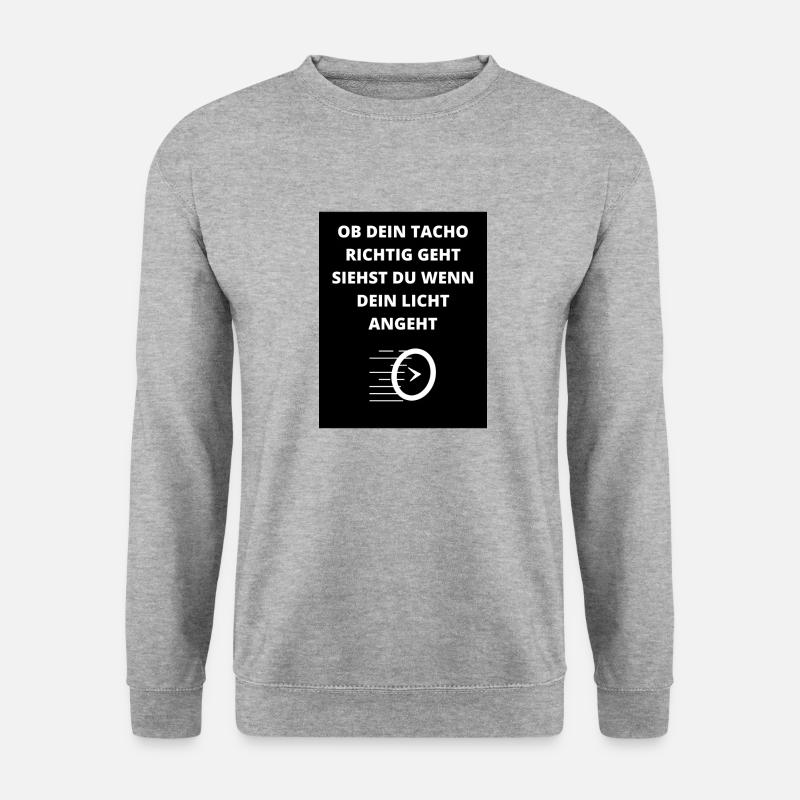 TALENTFEI - Unisex Pullover - Weißgrau meliert