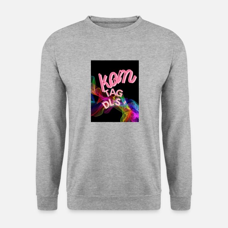 Infinitive Design - Unisex Pullover - Weißgrau meliert