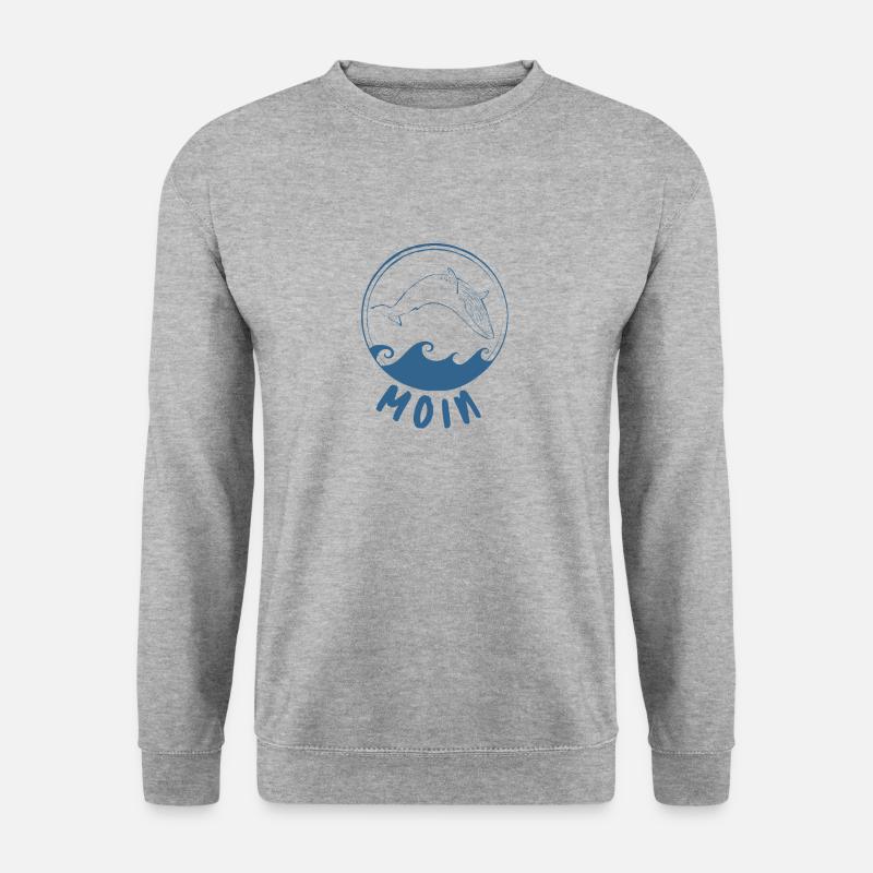 MOIN world - MoinJour 48 - Unisex Pullover - Weißgrau meliert