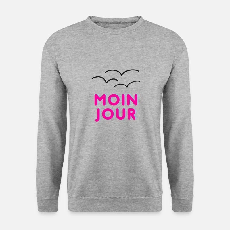 MOIN JOUR - MoinJour 5 - Unisex Pullover - Weißgrau meliert