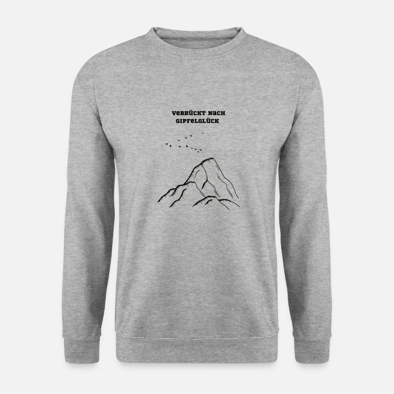 1 - Unisex Pullover - Weißgrau meliert