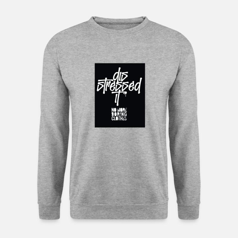 Design ohne Titel 3 - Unisex Pullover - Weißgrau meliert