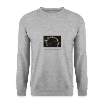 Les étoiles sont plus jolies à regarder... - Sweat-shirt Unisexe - gris chiné - Devant - Alina (178cm) & Michal (187cm)