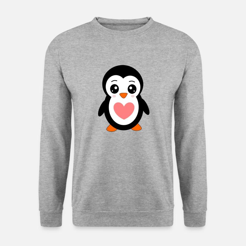 Cadeau Saint-Valentin Saint-Valentin - Sweat-shirt Unisexe - gris chiné