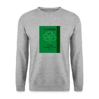 O CONNOR - Unisex Sweatshirt - salt & pepper - Front - Alina (178cm) & Michal (187cm)