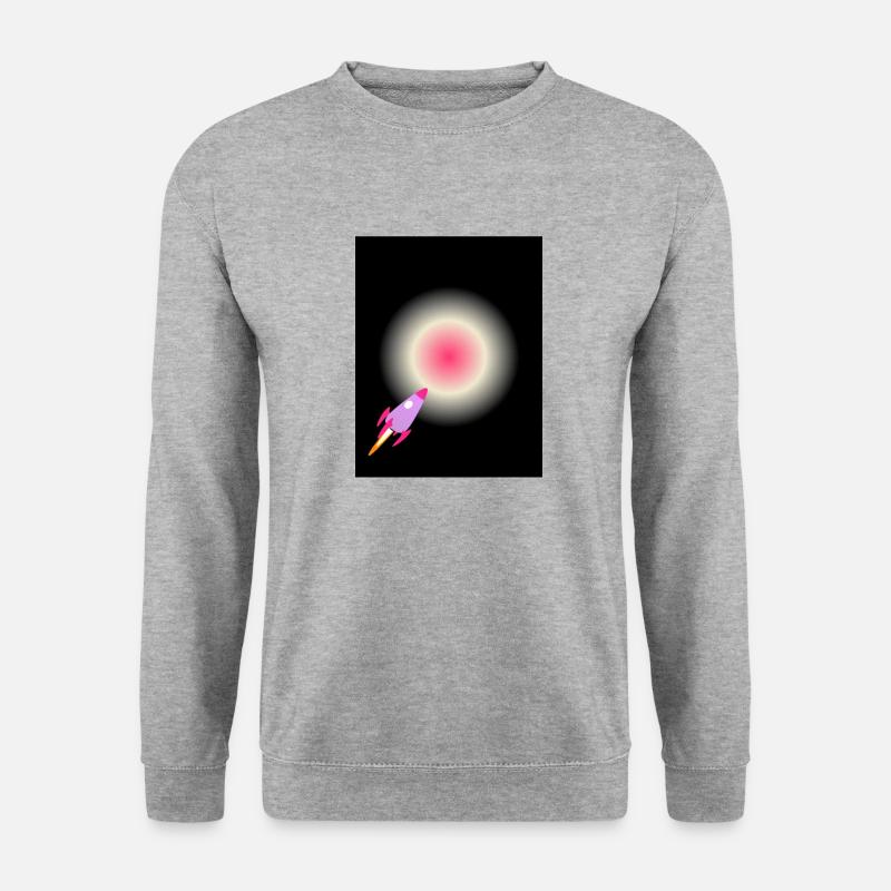 Design ohne Titel 12 - Unisex Pullover - Weißgrau meliert