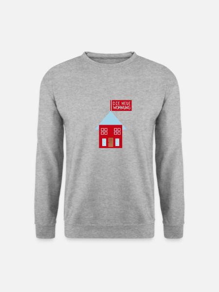 Die Neue Wohnung - Unisex Pullover - Weißgrau meliert