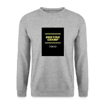 TOKIO - Unisex Pullover - Weißgrau meliert - Vorne - Alina (178cm) & Michal (187cm)