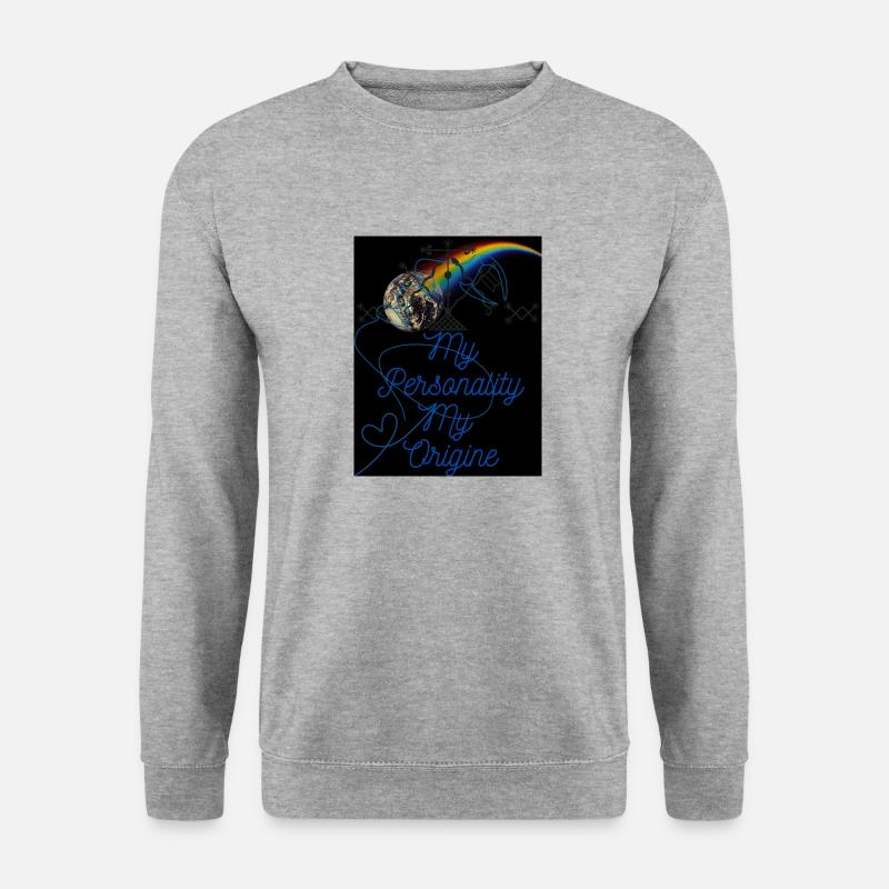 Jenseits aller Definitionen 2 - Unisex Pullover - Weißgrau meliert