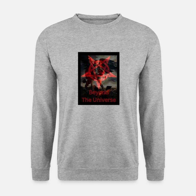 Jenseits aller Definitionen 3 - Unisex Pullover - Weißgrau meliert