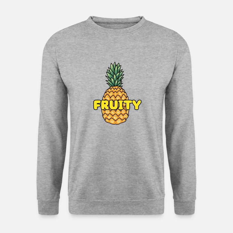 FRUITY PINEAPPLE - Unisex Sweatshirt - salt & pepper