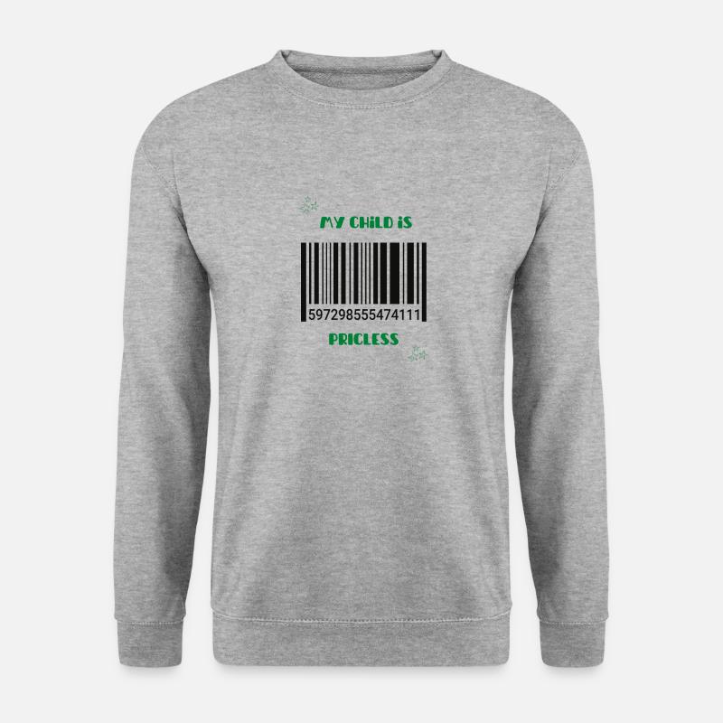 PrIcless - Unisex Pullover - Weißgrau meliert