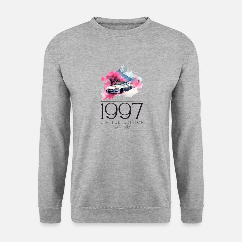 Tokio 1997 - Unisex Pullover - Weißgrau meliert