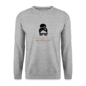 Encore glorieux #HappyMothersDay (14) - Sweat-shirt Unisexe - gris chiné - Devant - Alina (178cm) & Michal (187cm)