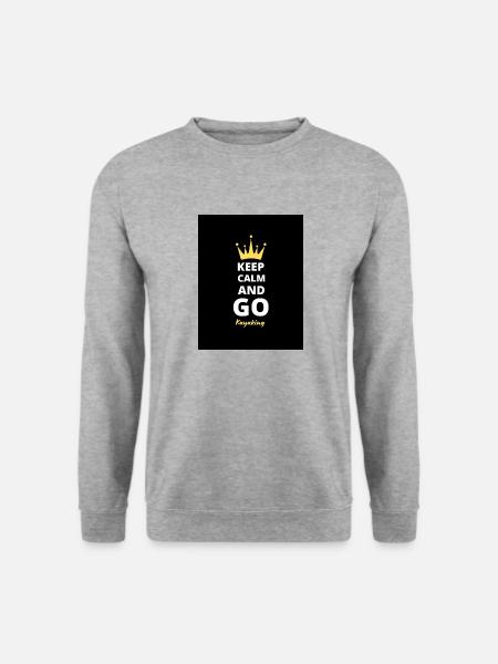 Keep Calm And Go Kayaking T-Shirt - Sweat-shirt Unisexe - gris chiné