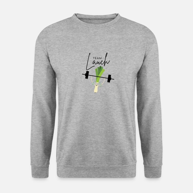 Team Lauch - Unisex Pullover - Weißgrau meliert