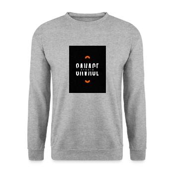 SAVAGE studio - Sweat-shirt Unisexe - gris chiné - Devant - Alina (178cm) & Michal (187cm)