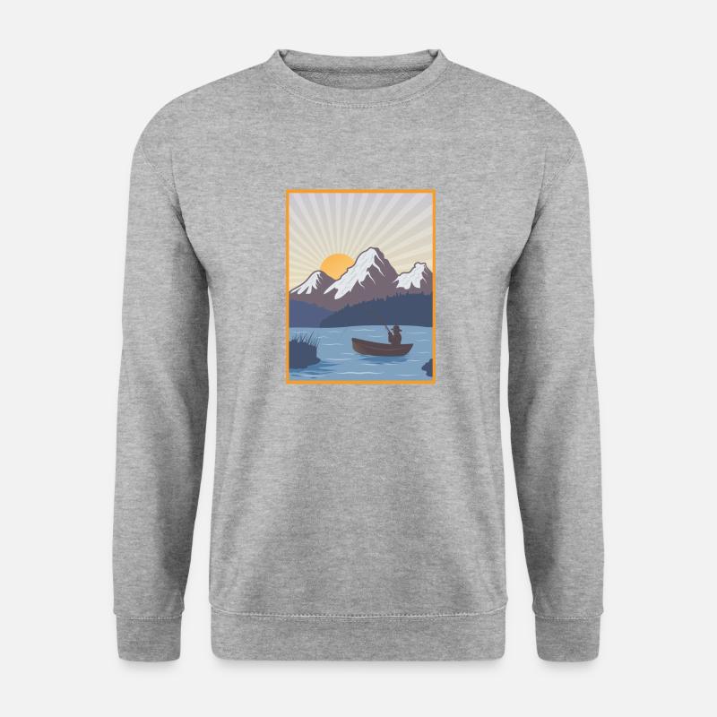 Wassersport - Unisex Pullover - Weißgrau meliert