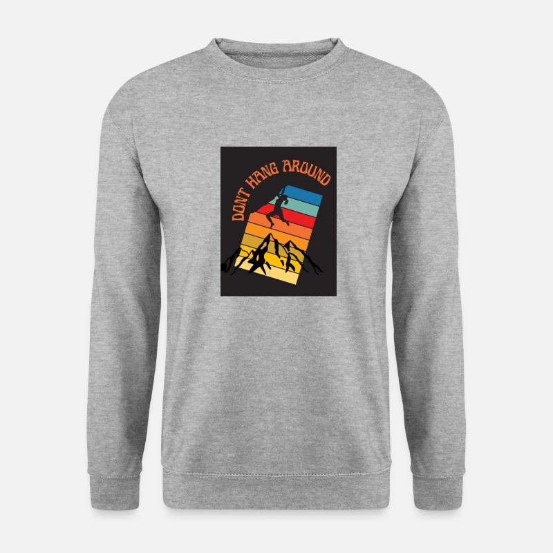 HANGAROUND - Unisex Pullover - Weißgrau meliert