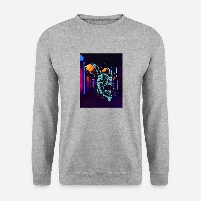 Sport Basketball - Unisex Pullover - Weißgrau meliert