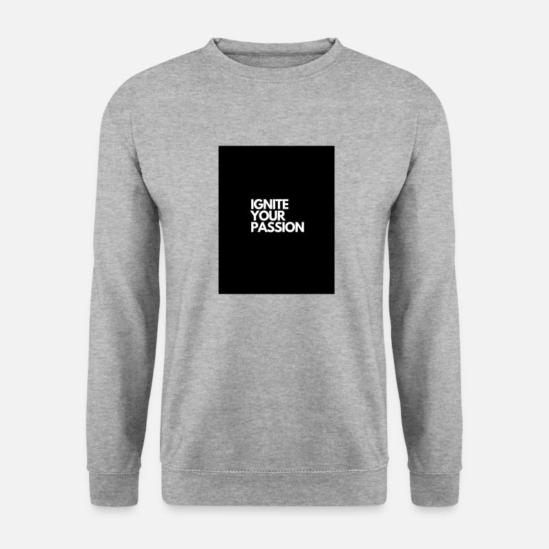 Your Passion - Unisex Pullover - Weißgrau meliert
