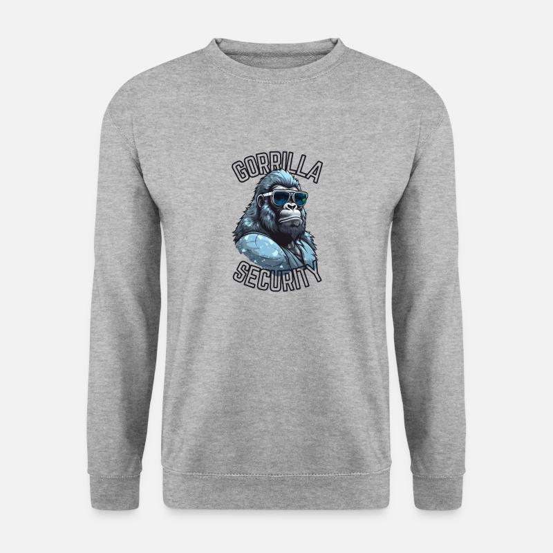 Gorrilla Security - Unisex Pullover - Weißgrau meliert