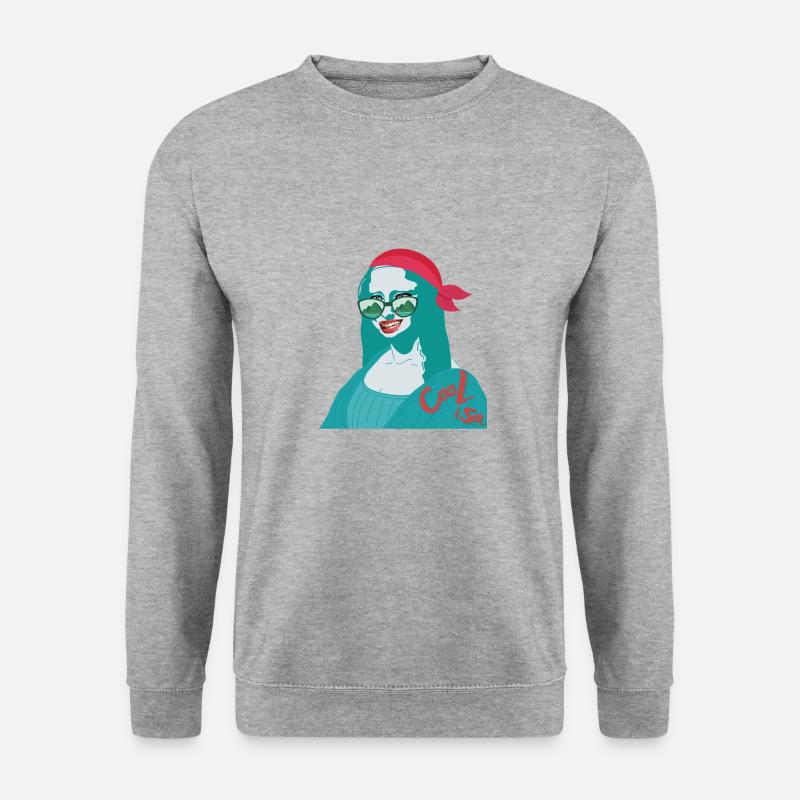 Cool Lisa - Unisex Pullover - Weißgrau meliert
