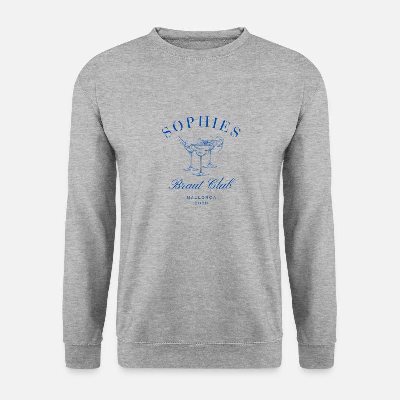 Braut Club - Unisex Pullover - Weißgrau meliert